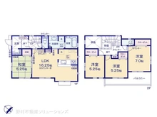 【神奈川県/横浜市瀬谷区北新】横浜市瀬谷区北新 新築一戸建て 間取り図