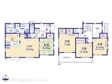 【神奈川県/横浜市旭区今宿南町】横浜市旭区今宿南町 新築一戸建て 間取り図