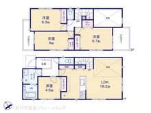 【神奈川県/横浜市旭区笹野台】横浜市旭区笹野台4丁目 新築一戸建て 間取り図