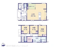 【神奈川県/横浜市泉区岡津町】横浜市泉区岡津町 新築一戸建て 間取り図