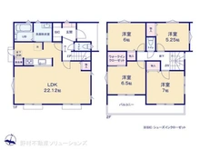 【神奈川県/横浜市瀬谷区阿久和東】横浜市瀬谷区阿久和東2丁目 新築一戸建て 間取り図