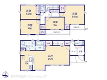 【神奈川県/横浜市泉区新橋町】横浜市泉区新橋町 新築一戸建て 間取り図