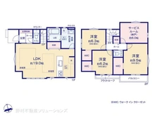 【神奈川県/横浜市旭区三反田町】横浜市旭区三反田町 新築一戸建て 間取り図