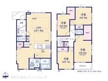 【神奈川県/横浜市旭区南希望が丘】横浜市旭区南希望が丘 新築一戸建て 間取り図