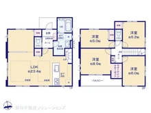 【神奈川県/横浜市旭区本宿町】横浜市旭区本宿町 新築一戸建て 間取り図