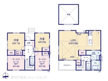 【神奈川県/横浜市旭区本宿町】横浜市旭区本宿町 新築一戸建て 間取り図