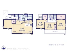 【神奈川県/横浜市瀬谷区橋戸】横浜市瀬谷区橋戸3丁目 新築一戸建て 間取り図