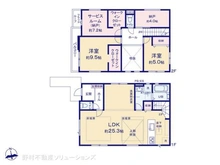 【神奈川県/横浜市瀬谷区瀬谷】横浜市瀬谷区瀬谷2丁目 新築一戸建て 間取り図