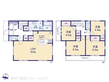 【神奈川県/横浜市瀬谷区本郷】横浜市瀬谷区本郷3丁目 新築一戸建て 間取り図