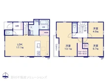 【神奈川県/横浜市瀬谷区阿久和西】横浜市瀬谷区阿久和西2丁目 新築一戸建て 間取り図