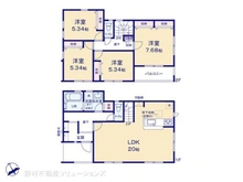 【神奈川県/横浜市旭区白根】横浜市旭区白根5丁目 新築一戸建て 間取り図