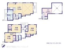 【神奈川県/横浜市瀬谷区瀬谷】横浜市瀬谷区瀬谷5丁目 新築一戸建て 間取り図