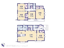 【神奈川県/横浜市泉区新橋町】横浜市泉区新橋町 新築一戸建て 間取り図