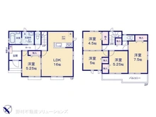 【神奈川県/横浜市泉区新橋町】横浜市泉区新橋町 新築一戸建て 間取り図