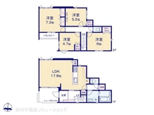 【神奈川県/横浜市泉区岡津町】横浜市泉区岡津町 新築一戸建て 間取り図