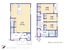 【神奈川県/横浜市泉区岡津町】横浜市泉区岡津町 新築一戸建て 間取り図