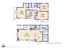 【神奈川県/横浜市旭区白根】横浜市旭区白根6丁目 新築一戸建て 間取り図