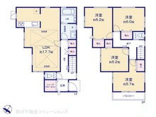【神奈川県/横浜市旭区中希望が丘】横浜市旭区中希望が丘 新築一戸建て 間取り図