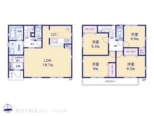 【神奈川県/横浜市旭区上白根】横浜市旭区上白根3丁目 新築一戸建て 間取り図