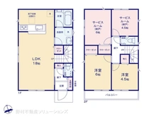 【神奈川県/横浜市瀬谷区三ツ境】横浜市瀬谷区三ツ境 新築一戸建て 間取り図