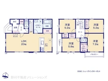 【神奈川県/横浜市泉区上飯田町】横浜市泉区上飯田町 新築一戸建て 間取り図