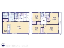 【神奈川県/横浜市泉区上飯田町】横浜市泉区上飯田町 新築一戸建て 間取り図