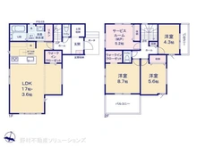 【千葉県/千葉市中央区寒川町】千葉市中央区寒川町3丁目 新築一戸建て 間取り図