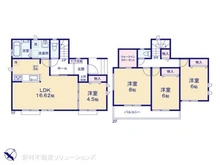 【千葉県/千葉市中央区仁戸名町】千葉市中央区仁戸名町 新築一戸建て 間取り図