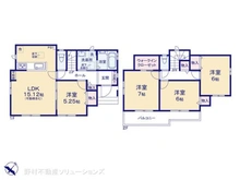 【千葉県/千葉市中央区仁戸名町】千葉市中央区仁戸名町 新築一戸建て 間取り図
