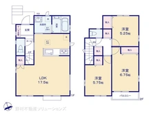 【千葉県/千葉市花見川区柏井】千葉市花見川区柏井1丁目 新築一戸建て 間取り図