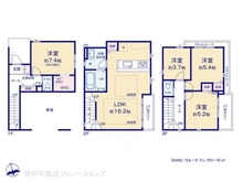 【千葉県/船橋市前原西】船橋市前原西1丁目 新築一戸建て 間取り図