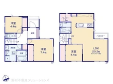 【千葉県/千葉市花見川区検見川町】千葉市花見川区検見川町5丁目 新築一戸建て 間取り図