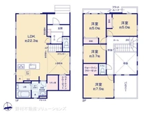 【千葉県/千葉市中央区星久喜町】千葉市中央区星久喜町 新築一戸建て 間取り図