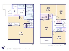 【千葉県/千葉市花見川区畑町】千葉市花見川区畑町 新築一戸建て 間取り図
