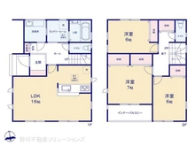 【千葉県/千葉市中央区浜野町】千葉市中央区浜野町 新築一戸建て 間取り図