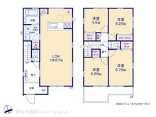【千葉県/千葉市花見川区瑞穂】千葉市花見川区瑞穂3丁目 新築一戸建て 間取り図