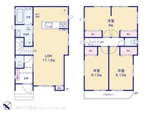 【千葉県/千葉市花見川区幕張町】千葉市花見川区幕張町2丁目 新築一戸建て 間取り図