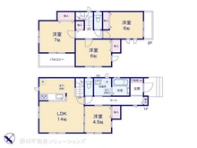 【千葉県/千葉市花見川区幕張町】千葉市花見川区幕張町2丁目 新築一戸建て 間取り図