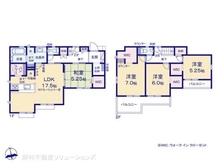 【千葉県/千葉市花見川区作新台】千葉市花見川区作新台2丁目 新築一戸建て 間取り図