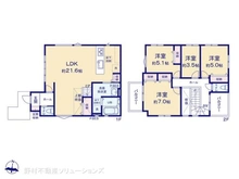 【千葉県/千葉市中央区仁戸名町】千葉市中央区仁戸名町 新築一戸建て 間取り図