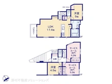 【千葉県/千葉市花見川区花園町】千葉市花見川区花園町 新築一戸建て 間取り図