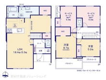 【千葉県/千葉市中央区松ケ丘町】千葉市中央区松ケ丘町 新築一戸建て 間取り図