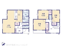【千葉県/千葉市中央区白旗】千葉市中央区白旗3丁目 新築一戸建て 間取り図