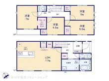 【千葉県/千葉市中央区白旗】千葉市中央区白旗3丁目 新築一戸建て 間取り図