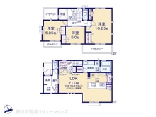 【千葉県/千葉市中央区葛城】千葉市中央区葛城2丁目 新築一戸建て 間取り図