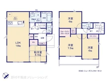 【千葉県/千葉市花見川区朝日ケ丘】千葉市花見川区朝日ケ丘4丁目 新築一戸建て 間取り図