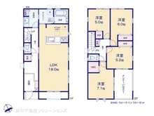 【千葉県/千葉市中央区仁戸名町】千葉市中央区仁戸名町 新築一戸建て 間取り図