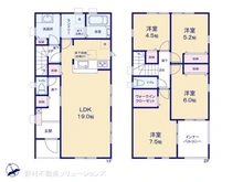【千葉県/千葉市中央区仁戸名町】千葉市中央区仁戸名町 新築一戸建て 間取り図