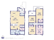 【千葉県/千葉市花見川区瑞穂】千葉市花見川区瑞穂1丁目 新築一戸建て 間取り図
