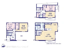 【千葉県/千葉市中央区松波】千葉市中央区松波4丁目 新築一戸建て 間取り図